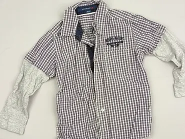 Shirt 1.5-2 years, condition - Very good, pattern - Cell, color - Purple