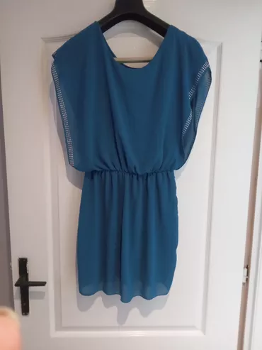 M (EU 38), color - Blue, Cocktail, Other sleeves