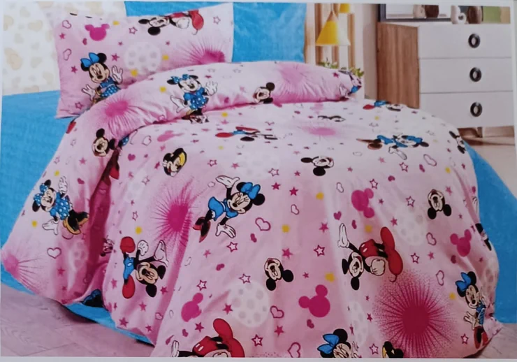 Double, Cotton, color - Pink, Turkey