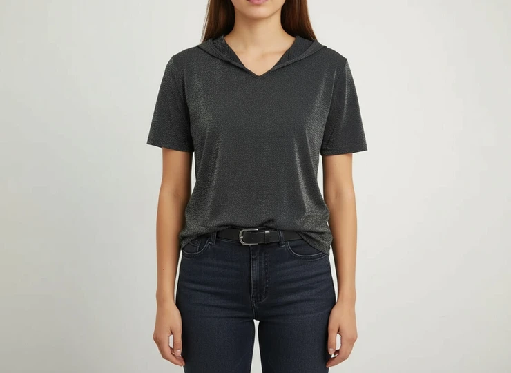 VICCI, T-shirt damski, rozmiar L