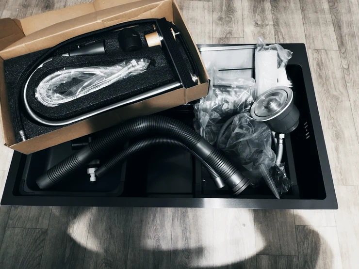 Кухонная мойка, Врезной способ установки, Материал: Металл, Размер: 75 x 45 см