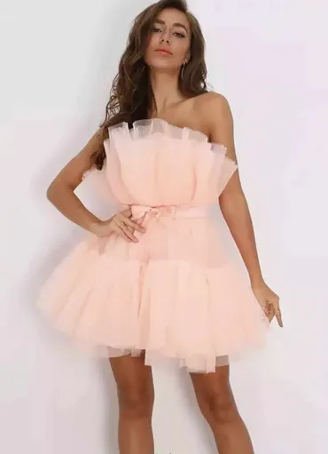 S (EU 36), color - White, Evening, Without sleeves