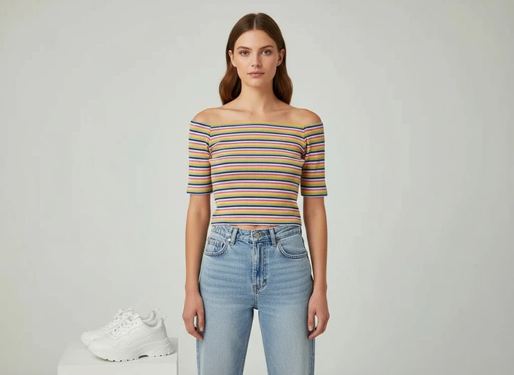 Monki, Women`s T-shirt, size S