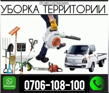 Аймактарды жыйнап тазалоо, Кар тазалоо, Уборка двора и сада, Фасад жуу