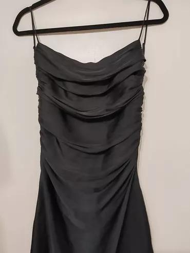 Zara S (EU 36), color - Black, Cocktail, With the straps