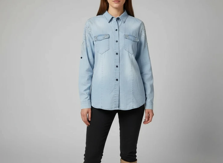 Fashion Jeans, Women`s shirt, size L