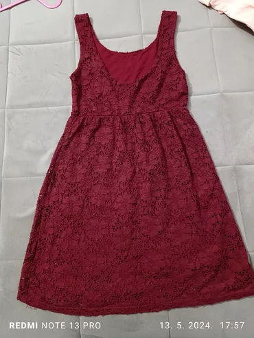 S (EU 36), M (EU 38), color - Burgundy, Other style, With the straps