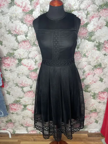 M (EU 38), color - Black, Evening, Other sleeves