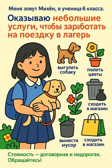 Няня - Студент, Без опыта, Работа в выходные