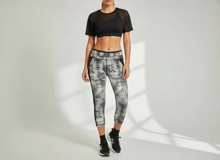 Workout, Legginsy Sportowe damskie, rozmiar L