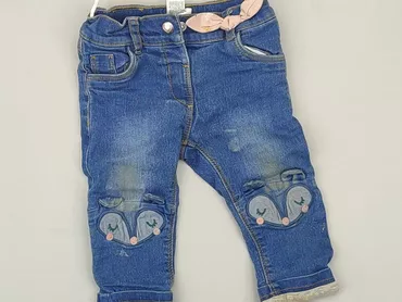 Denim pants, C&A, 6-9 months, condition - Good