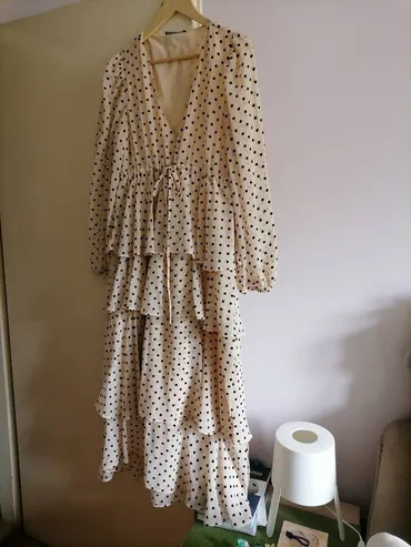 Zara XL (EU 42), color - Multicolored, Evening, Long sleeves