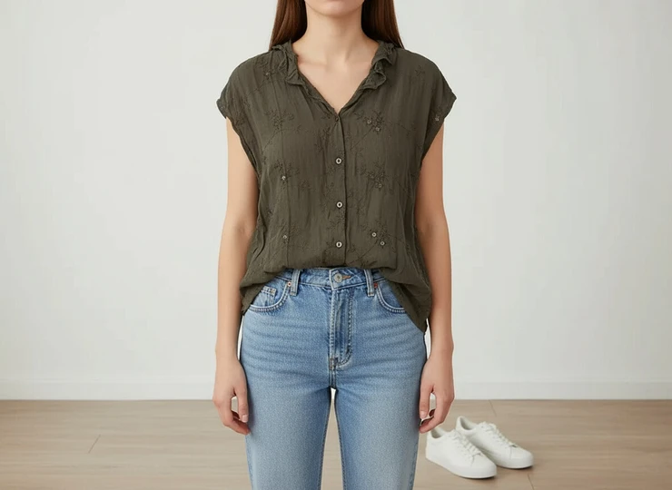 Faded Glory, Women's blouse, size S