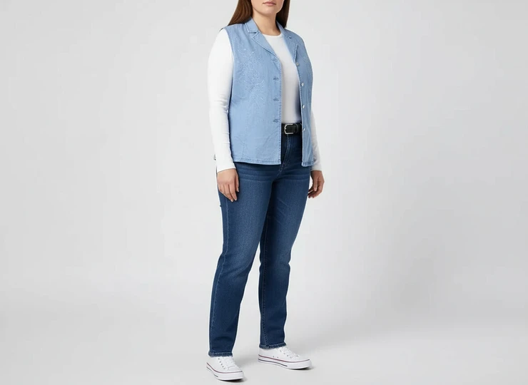 Women`s waistcoat, size XL