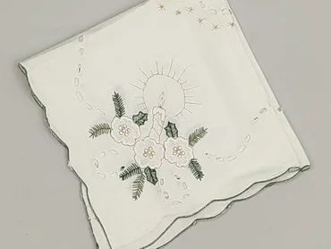 PL - Tablecloth 42 x 46, color - White, condition - Very good