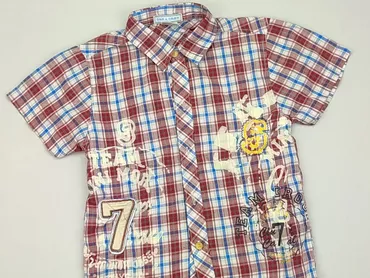 Shirt 4-5 years, condition - Ideal, pattern - Cell, color - Multicolored