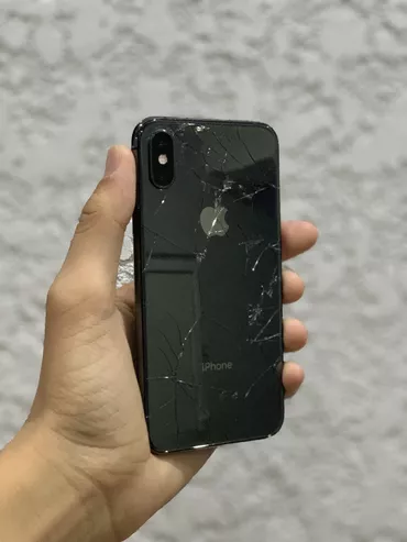 IPhone Xs, Б/у, 256 ГБ, Space Gray, Чехол, 100 %