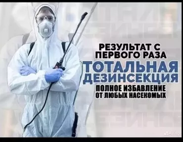 Дезинфекциялоо, дезинсекциялоо, | Канталалар, Бүргөлөр, Таракандар, | Транспорт, Офистер, Батирлер