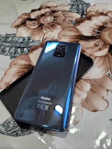 Redmi, Redmi Note 9 Pro, Б/у, 64 ГБ, цвет - Синий, 1 SIM, 2 SIM