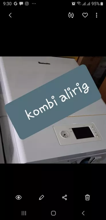 Kombi alirig Xarabisleyen ve ya islemeyen kombiler alirig !Yeni