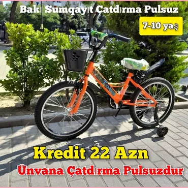 Yeni İki təkərli Uşaq velosipedi Stels, 20"