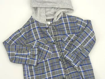 Shirt 1.5-2 years, condition - Good, pattern - Cell, color - Grey