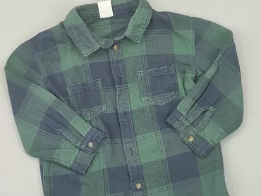 Shirt 1.5-2 years, condition - Very good, pattern - Cell, color - Green