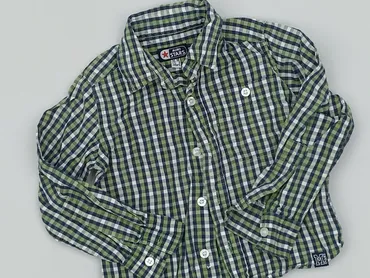Shirt 2-3 years, condition - Good, pattern - Cell, color - Green