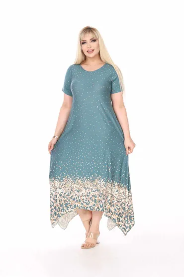 5XL (EU 50), color - Multicolored, Short sleeves