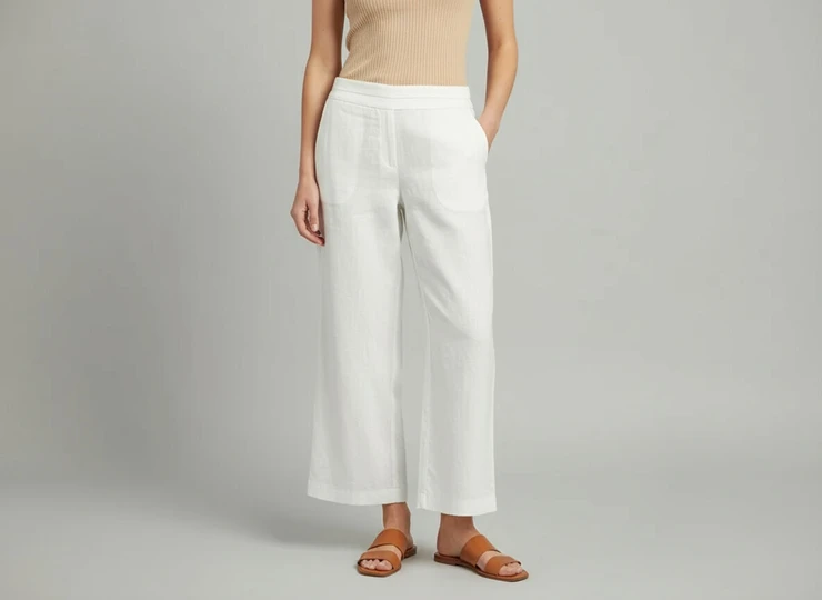 F&F, Material trousers for women, size M