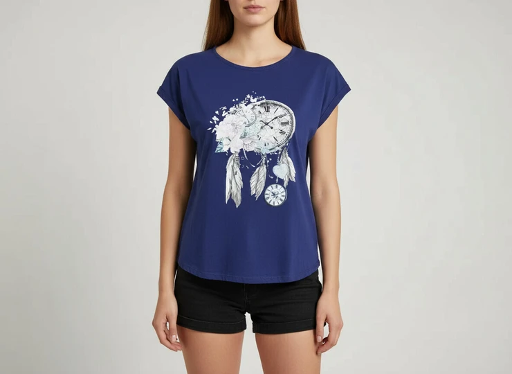 T-shirt damski, rozmiar S