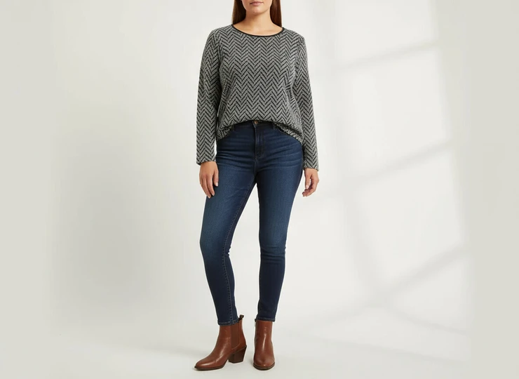 Gina, Women's blouse, size 3XL