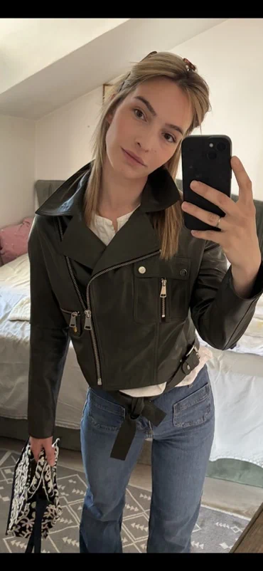 S (EU 36), M (EU 38), Leather, Single-colored