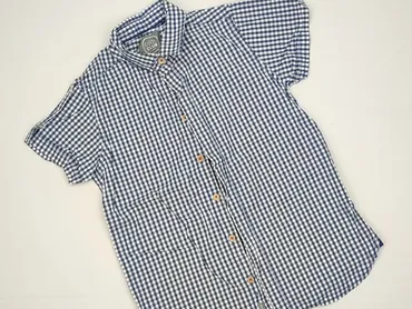 Shirt 11 years, condition - Perfect, pattern - Cell, color - Blue