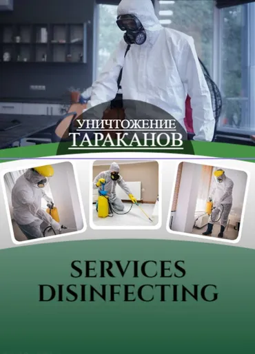 Дезинфекция, дезинсекция, | Блохи, Вирусы, микробы, Клопы, | Дома, Кафе, магазины, Квартиры