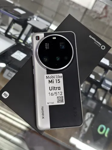 Xiaomi, 15 Ultra, Новый, 512 ГБ, цвет - Черный, 2 SIM