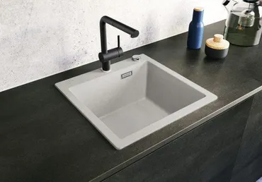 BLANCO PLEON Beton Style SILGRANIT® PuraDur OPIS POKLON: Ističe