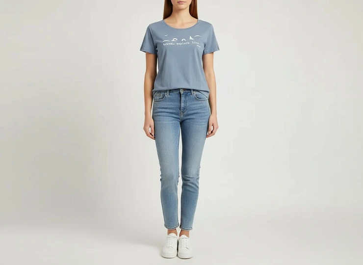 Mustang, T-shirt damski, rozmiar M