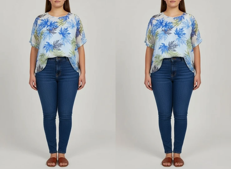 Women's blouse, size 2XL