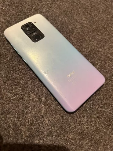 Redmi, Redmi Note 9, Б/у, 64 ГБ, цвет - Голубой, 2 SIM