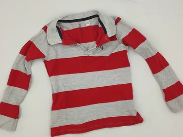 Shirt 5-6 years, condition - Very good, pattern - Striped, color - Red
