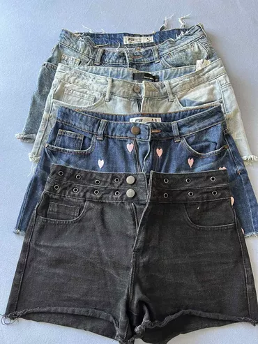 S (EU 36), Jeans, color - White, Single-colored