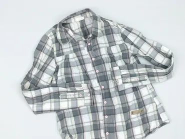Shirt 12 years, condition - Good, pattern - Cell, color - Grey