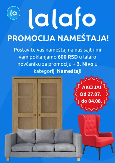 Postavite oglas i preuzmite 600 RSD bonusa! Uživajte u ekskluzivnoj