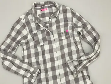 Shirt 14 years, condition - Good, pattern - Cell, color - Grey