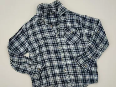 Shirt 8 years, condition - Very good, pattern - Cell, color - Blue