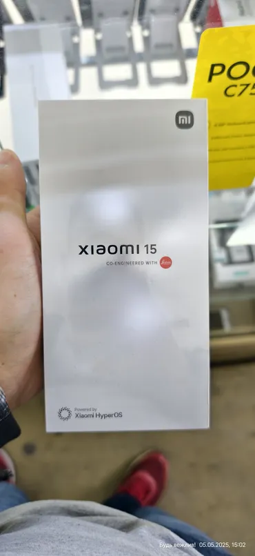 Xiaomi, 15, Новый, 512 ГБ, цвет - Серебристый, 1 SIM, 2 SIM, eSIM