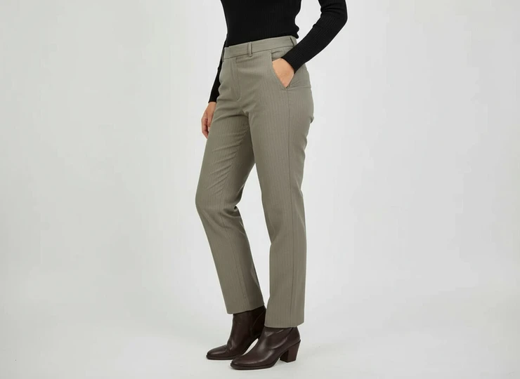 Material trousers for women, size 3XL