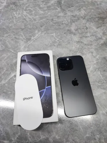 IPhone 16 Pro Max, 256 ГБ, Black Titanium, Чехол, Коробка, 100 %