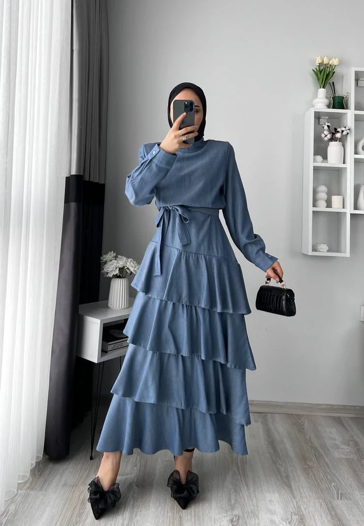 S (EU 36), color - Light blue, Long sleeves